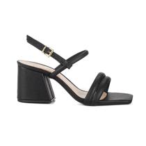 Sandália Feminina Jjojo Moda Otaviana Salto Médio 7 Cm