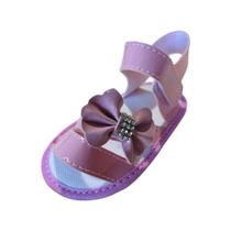 Sandalia Feminina Lacinho Lateral Para Bebê Menina