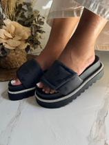 Sandalia Feminina LM plataforma Strass lateral chic Sandalia Feminina LM plataforma Strass lateral chic