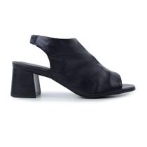 Sandalia Feminina Lugo Couro New Venetto Preta - 0432