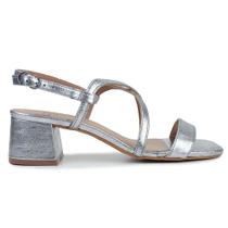 Sandália Feminina Lugo Stone Metal Prata - 2348
