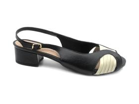 Sandália Feminina Marlinês 4818 de Couro