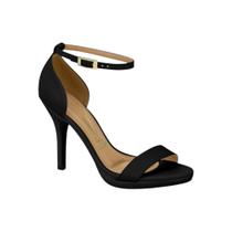 Sandália Feminina Meia Pata Casual Salto Alto Gisele Vizzano 6210.655