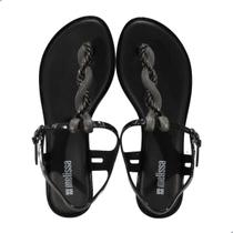 Sandália Feminina Melissa Solar Twist Adulto Preto