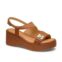Sandália Feminina Mississipi Anabela Detalhe Fivela Caramelo 38 Sandália Feminina Mississipi Anabela Detalhe Fivela Caramelo 38