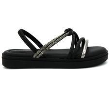 Sandalia Feminina Mississipi MB512 Elastico Plataforma Baixa