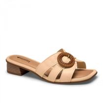 Sandalia Feminina Mississipi Mf332 Marfim