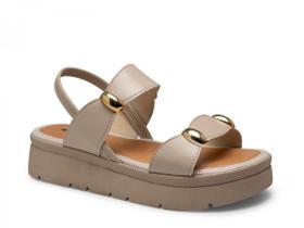 Sandalia Feminina Mississipi Mf992 Marfim