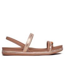 Sandália Feminina Mississipi Napa Flatform Marrom Claro/Rose Sandália Feminina Mississipi Napa Flatform Marrom Claro/Rose