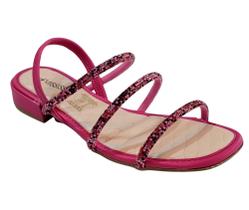 Sandalia Feminina Mississipi Rasteira Mb691 Stras Lançamento Sandalia Feminina Mississipi Rasteira Mb691 Stras Lançamento