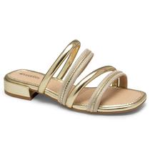 Sandália Feminina Mississipi Tamanco Salto Baixo Bloco MB941