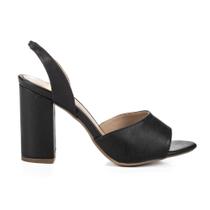 Sandalia Feminina Moda Isaura Jjojo Salto Alto Grosso 9 Cm Sandalia Feminina Moda Isaura Jjojo Salto Alto Grosso 9 Cm
