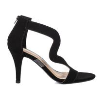 Sandália Feminina Moda Magda C/ Salto Fino Alto 9 Cm Moderna