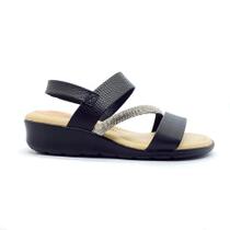 Sandália Feminina Modare Calce Fácil Salto Anabela Strass Sandália Feminina Modare Calce Fácil Salto Anabela Strass