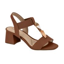 Sandalia Feminina Modare Elastico Canelado/Floather Nature/Pedras Ref: 7172.113