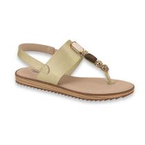Sandalia feminina modare napa floather nature dourado ref: 7141.120 Sandalia feminina modare napa floather nature dourado ref: 7141.120