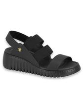 Sandalia Feminina Modare Ortopedica Conforto Solado Leve Esporão Calce Facil Elástico Ref: 7197.107