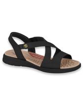 Sandalia Feminina Modare Ortopedico Elastico Fascite Plantar Esporão Solado Confortavel Massageador Ref: 7174.121