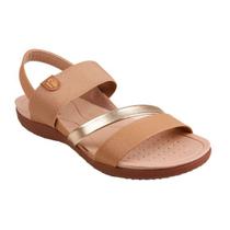 Sandália Feminina Modare Pêssego Dourado 7125233 Sandália Feminina Modare Pêssego Dourado 7125233