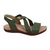 Sandália feminina modare preto/verde/nude 7125 249