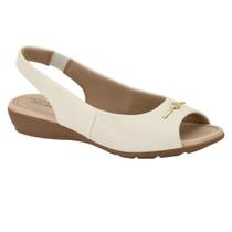 Sandália Feminina Modare Ultraconforto Anabela 7127.253 Off White