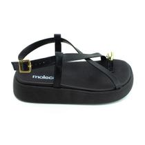 Sandália Feminina Moleca 5499.107 - Preto Sandália Feminina Moleca 5499.107 - Preto