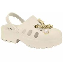 Sandália feminina moleca clog plataforma casual 5563104