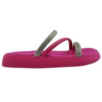 Sandalia feminina moleca cristal 5469.121 sandalia casual flatform