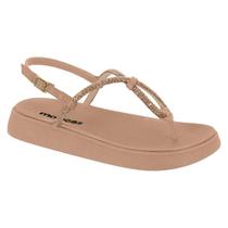 Sandalia feminina moleca flatform 5499.100