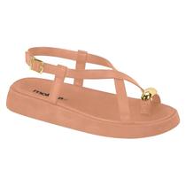 Sandália feminina moleca papete canoa conforto slingback Sandália feminina moleca papete canoa conforto slingback
