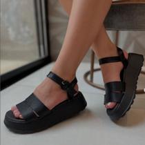 Sandália Feminina Moleca Papete Flatform Original 5517.101