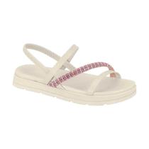 Sandalia Feminina Moleca Papete Flatform