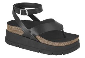 Sandália Feminina Moleca Papete Plataforma Grossa Conforto