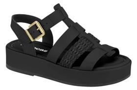 Sandália Feminina Moleca Plataforma 5553.102 Sandália Feminina Moleca Plataforma 5553.102