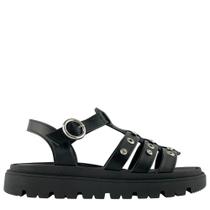 Sandália Feminina Moleca Plataforma Com Fivela 5504115 Sandália Feminina Moleca Plataforma Com Fivela 5504115