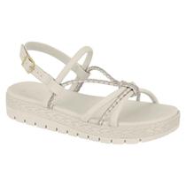 Sandália Feminina Moleca Plataforma Leve Confortavel 5539103