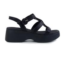 Sandália Feminina Moleca Plataforma Preta - 5503