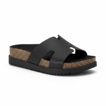 Sandália Feminina Moleca Plataforma Slide Confortável Moda e Estilo Sandália Feminina Moleca Plataforma Slide Confortável Moda e Estilo