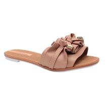 Sandalia Feminina Moleca Rasteirinha Com Laço 5297.446 Sandalia Feminina Moleca Rasteirinha Com Laço 5297.446