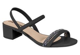 Sandália feminina Moleca salto baixo 5259.846 calce fácil elástico lançamento Sandália feminina Moleca salto baixo 5259.846 calce fácil elástico lançamento