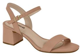 Sandalia Feminina Moleca Salto Bloco Grosso Social 5496101 Sandalia Feminina Moleca Salto Bloco Grosso Social 5496101