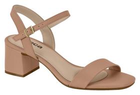 Sandália Feminina Moleca Salto Médio Bloco Moderno Sandália Feminina Moleca Salto Médio Bloco Moderno