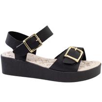 Sandália Feminina Ortopédica Anabela Plataforma De Fivela Confortável Versátil Dia a Dia Via Angel 85.03 Sandália Feminina Ortopédica Anabela Plataforma De Fivela Confortável Versátil Dia a Dia Via Angel 85.03