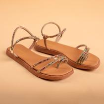 Sandália Feminina ortopédica confortável anatômica rasteirinha 277