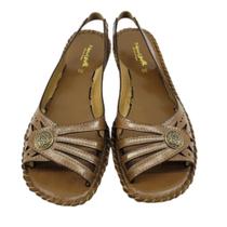Sandalia Feminina Ortopedica Couro Confortavel Rasteira Artesanal Cor Caramelo Sandalia Feminina Ortopedica Couro Confortavel Rasteira Artesanal Cor Caramelo