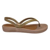 Sandália Feminina Ortopédica EsporãoTerra Água Confortável Anabela Moda Praia