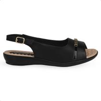 Sandalia Feminina ortopedico fivela joanete Piccadilly 500380