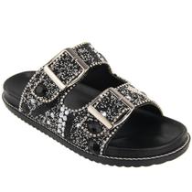 Sandália Feminina Papete Brilho Pedrarias Glamour Strass Top - YES ME Sandália Feminina Papete Brilho Pedrarias Glamour Strass Top - YES ME