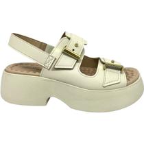 Sandália Feminina Papete Casual Dia a Dia Passeio Trabalho Flat Form Palmilha Ultra Conforto Modare 7210.208