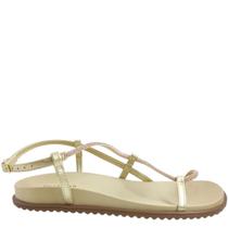 Sandália Feminina Papete Casual Flatform com Strass Sua Cia 8286.14582